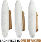 Koville African Natural Marble French Rolling Pin, 12inch Non-Stick Rolling Pin for Baking, Dough Roller for Pasta, Dumpling, Fondant, Pie, Bread, Pizza, Kitchen Baking Tools(Namib Fantasy)