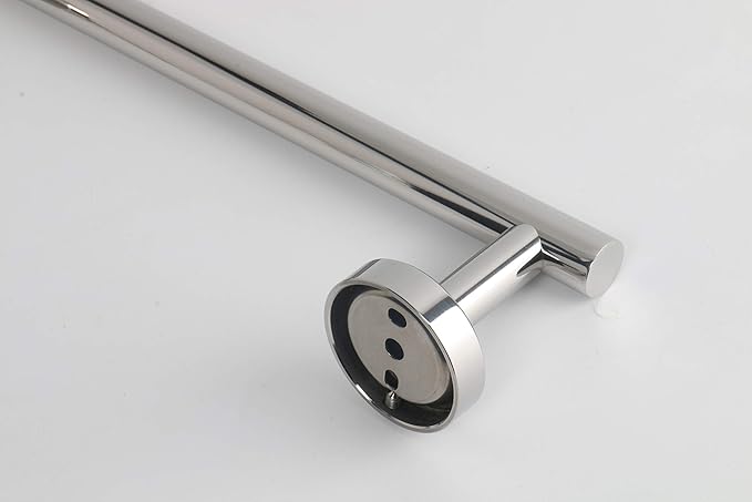 TocTen Bath Towel Bar - Thicken SUS304 Stainless Steel Bathroom Towel Holder, Towel Rod for Bathroom Heavy Duty Wall Mounted Towel Rack Hanger (30IN, Chrome)