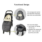 CozyMe Stroller Footmuff - Adjustable Winter Stroller Blanket Evolution for Toddler, Multi Purpose Fleece Lined Warm Hooded Bunting Bag for Baby, Water Repellent | (6M - 4T)