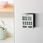 CDN Direct Entry 2- Alarm Digital Kitchen Timer | Counts Up & Down, 10 Hours by Hours, Minutes & Seconds, Big Digit, Loud & Long Audio/Vibrate Alarm, Stand, Hang, Magnet Mounting - TM30