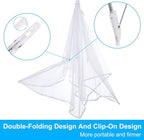 Anpro Food Covers for Outdoors (2 Extra Large with Polyester), Pop-Up Mesh Food Tents, Collapsible Reusable Bug-Proof Nets for Picnics, BBQs & Camping, Stainless Steel Frame
