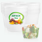 tropipak Deli Food Containers, Leakproof Storage Containers, 12 oz, 50 Pack