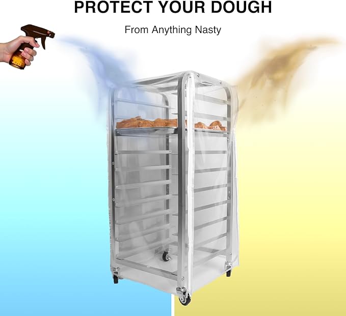 lopeztek Bakery Rack Exclusive Dustproof Cover, Non-Generic