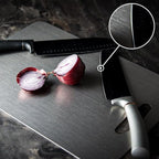 304 Stainless Steel Cutting Board, Non Toxic Cutting Boards for Kitchen, Dishwasher Safe and Hygienic Heavy Duty Chopping Board for Meat Vegetable Fruit(15"x 11",13"x 9",10"x 6")