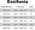 Classic Gingham Tablecloth Fabric - Oblong 58x120 Water Resistant Chequered Pattern Table Cloth for Indoor/Outdoor Use - Tabletop Cover for Birthday, Picnics, Gardens, and Parties