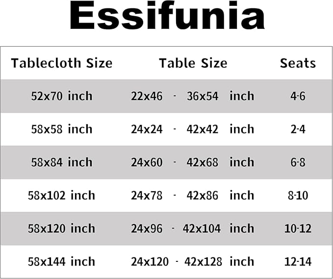 Classic Gingham Tablecloth Fabric - Oblong 58x120 Water Resistant Chequered Pattern Table Cloth for Indoor/Outdoor Use - Tabletop Cover for Birthday, Picnics, Gardens, and Parties