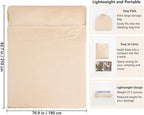 Sleeping Bag Liner Camping Adult Sleep Sack Lightweight Travel Sheet for Hotel Bed Compact Ultralight Essential Cleaning Supplies Kit Travel Bedding Set for Backpacking