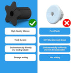 Starlink Cable Routing kit for 5/8" Wall Hole, Starlink Cable Pass Through Grommet,Starlink Rubber Wall Grommet for Starlink ethernet Cable Grommet (Black,4PCS)