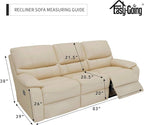 Easy-Going 8 Pieces Recliner Sofa Stretch Sofa Slipcover Sofa Cover Furniture Protector Couch Soft with Elastic Bottom Kids, Spandex Jacquard Fabric Small Checks Coffee