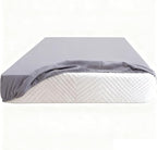 Twin Fitted Sheet (Sheet Only) Compatible with Milliard Trifold Mattress Folding Mattress 4” and 6”, Shrinkage & Stain Resistant Sheet for Camp Bunk Rvs Bed, Gray