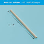 D-Line 15.7in TV Cord Hider, Patented Half Round Cable Cover, Hide Wall Mount TV Wires, Hinged One-Piece Cable Concealer, Adhesive, Decorative Raceway - 0.78in W x 0.39in H x 15.7in L - Beige