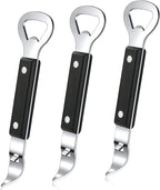 HANCELANT Can Punch Bottle Opener, Manual Stainless Steel Can Opener 3 Pack