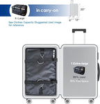 Grand Fusion Stow-N-Go Packing Organizer for Luggage, Portable Hanging Travel Shelves, Carry-On Closet, Hanging Packing Cubes, Collapsible Carry-On Organizer for Cruises & Hotels. Black - XL