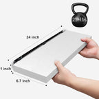 SAUMONIERES 24 Inch Floating Wall Shelves