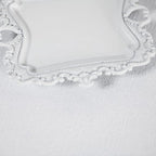 Funly mee Antique Trinket Dish Vintage Jewelry Tray, Ring Holder (White, S)