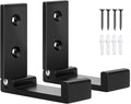 OHIYO Folding Wall Hook 2PCS Folding Coat Hooks for Hanging Heavy Duty Coat & Bag & Backpack & Hat & Headphone Foldable Coat Hooks Wall Mounted Saves Space (Black)