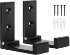 OHIYO Folding Wall Hook 2PCS Folding Coat Hooks for Hanging Heavy Duty Coat & Bag & Backpack & Hat & Headphone Foldable Coat Hooks Wall Mounted Saves Space (Black)