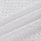 Queen Bed Skirt, Pleated Waffle Weave Bed Skirt with Split Corners, Tailored Dust Ruffle 16 Inch Drop Easy Fit, Machine Washable (White, Queen - 16" Drop)
