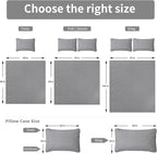 Easy-Going Twin Size Reversible Quilt Set with 1 Quilt and 1 Pillow Sham, Soft Bed Quilt Cover, Water Resistant Lightweight Microfiber Bedspread, Stain Resistant, Olive Leaf-Light Gray/Ivory