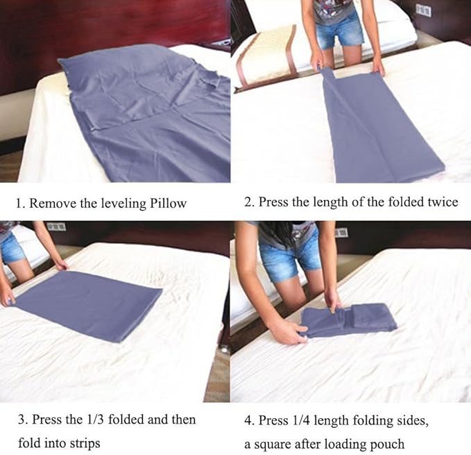 Sleeping Bag Liner Travel Sheets for Hotel Camping Sheets Travel Bed Sheets for Hotel Lightweight Single &Double Compact Sleeping Bag Sack Breathable Travel Sleeping Bag for Hotels Adult Compact Sacks