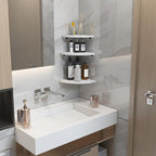 HORLIMER Floating Corner Shelf Wall Mount, Living Room