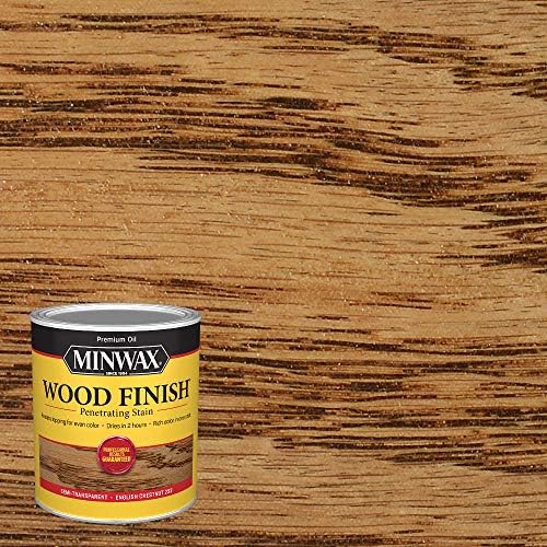 Minwax 700444444 Wood Finish, English Chestnut, 1 Quart
