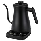 1.0L 1500W Gooseneck Electric Kettle - Stainless Steel Interior - Rapid-Boil - Auto Shut-Off, Boil-Dry Protection, Temperature Control, LED Indicator - White by The Display Guys