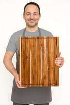 Teakhaus Cutting Board - Extra Large (XL) Wood Cutting Board with Juice Groove - Holiday Gift Ideas for Men and Women - Gift-Ready, Reversible, Edge Grain Wood, Knife Friendly - FSC Certified