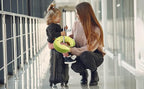 Niuniu Daddy Neck Pillow for Kids Teen Toddlers, Travel Accessories for Airplane, Car, Recline, Neck Chin Head Support, 100% Pure Memory Foam Insert, Cute Plush Travel Pillow Cover Washable - Avocado