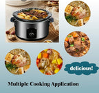 WZHSBSAQ Slow Cooker Liners, 50 Cooking Bags, Oversized Disposable Pot Liner Plastic Bags for 6QT to 10QT Slow Cookers, 14 in. x 22 in.