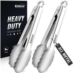 12PCS Mini Tongs For Serving, 2 Sizes 6 & 4 Inch Ice Tongs Mini Gold Sugar Stainless Steel Tong, Small Kitchen Tiny Food Tongs for Appetizers,Tea Party, Coffee Bar,Desserts & Ice Bucket