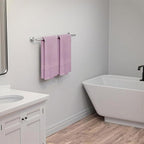 Brushed Nickel Towel Bar 24 Inch, 304 Stainless Steel Bathroom Towel Holder, Towel Racks for Bathroom Wall Mounted, Modern Bathroom Accessories for Home Bathrooms, Kitchens,Hotels & Toilets（Silver）
