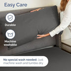 Extra Deep Pocket Queen Sheet Set - 4 Piece Breathable & Cooling Bed Sheets - Hotel Luxury Sheet Set - Soft, Wrinkle Free and Comfy - Easily Fits Extra Deep Mattresses - Deep Pocket Charcoal Sheets