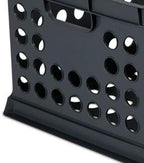 Sterilite Stackable Plastic Storage Crate Bin Organizer File Box with Handles for Home, Office, Dorm, Garage, or Utility Organization, Black, 24-Pack