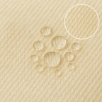 Organic Cotton Crib Mattress Protector (Water-Resistant) - Breathable Fitted Liner Pad, GOTS-Certified, Hypoallergenic, Made in USA - Cradle 36"x18" - Pack of 2