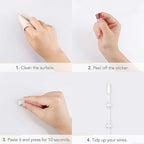 AGPTEK Ethernet Cable Clips, 100 PCS Adhesive Wire Clips, Flat Cord Clips Small Cable Holder Management for Home Wall Flat Ethernet Network Cord Organizer, Decoration Fairy Light Sticky Hooks, White