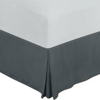 Utopia Bedding Queen Bed Skirt - 20 Pack - Soft Quadruple Pleated Ruffle - Easy Fit with 16 Inch Tailored Drop - Hotel & B&B Quality, Shrinkage and Fade Resistant (Queen, Grey)