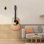 SNIGJAT Guitar Hanger 4 Pack, Hardwood Guitar Wall Mount, Rotatable Guitar Wall Hanger with Screws, V-Shaped Wall Hook Holder Stand for Acoustic Electric Guitar, Bass, Banjo, Mandolin