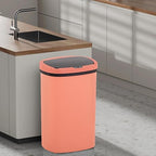 PayLessHere | 13 Gallon Plastic Trash Can | Pink | Automatic Touchless Lid with Motion Sensor | Kitchen Garbage Can with Waterproof Design | for Home, Office, Bathroom | Pack of 2