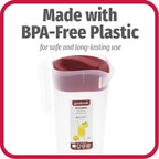 GoodCook 1/2-Gallon Pitcher with 4 Way Lid, BPA Free