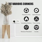 Self-Adhesive Cable Hider, Flexible Wire Cover Cable Raceway for Wires, Wall Mount TV, Home Audio, Network, Power, and Phone Line Managemen (Light Brown, 118inch)