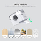 Cord Holder, 6 Pack Magnetic Cable Clips, Strong Adhesive Cord Holder for Nightstand Desk Organizer Kitchen Appliances Car Wall Office Phone Wire Keeper, Clear White