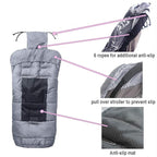 funlife Anti-Kick Winter Water Proof Cozy Warmer Baby Footmuff Fits for Most of Strollers, Jogger, Reversible from Blanket to Sleeping Bag, Strap Position Adjustable,Safe and Practical Featurs