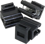 Heyous 20PCS 16x14x10mm Cable Tie Brackets Plastic Edge Mount Clip Fastener Organizer for Cord Organization
