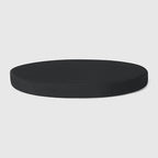 WestinTrends Solace Outdoor Patio Kitchen Dining Chair Round Seat Cushions Set of 4, 16 x 16, Black