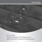 Easy-Going Oversized Chair Sofa Slipcover Reversible Sofa Cover Water Resistant Couch Cover Furniture Protector Cover with Elastic Straps for Pets Dog (Oversized Chair, Dark Gray/Beige)