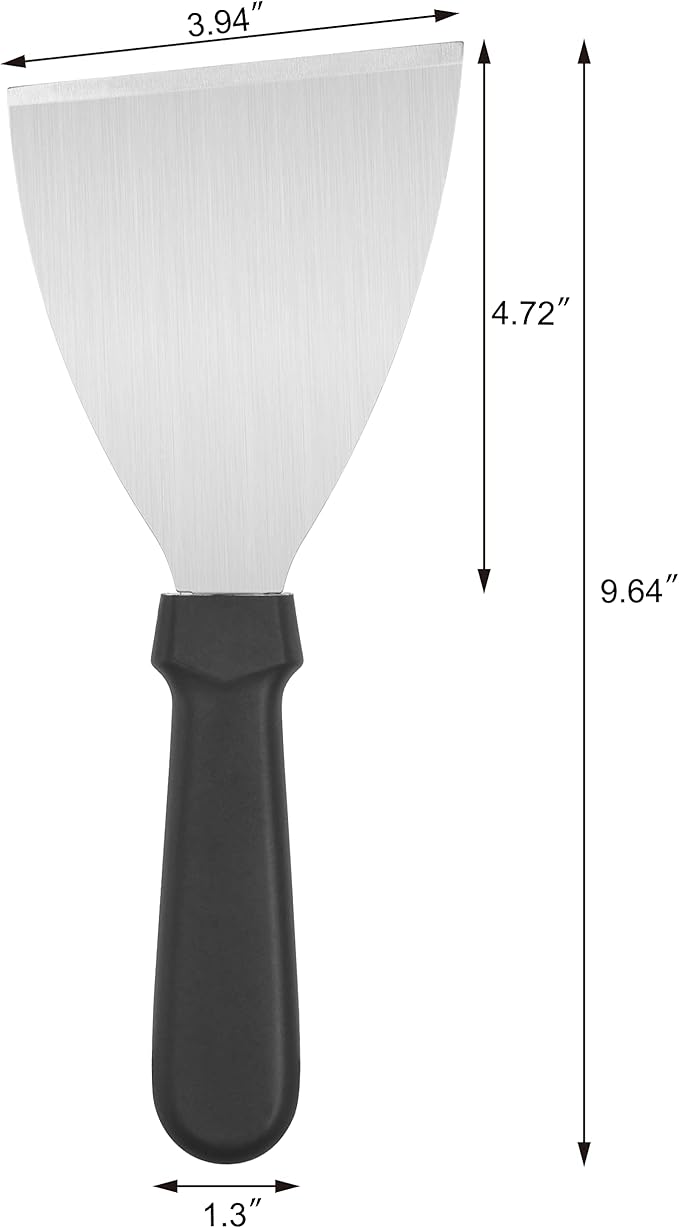New Star Foodservice Stainless Steel Slant Edge Grill Scraper