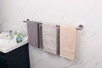 TocTen Bath Towel Bar - Thicken SUS304 Stainless Steel Bathroom Towel Holder, Towel Rod for Bathroom Heavy Duty Wall Mounted Towel Rack Hanger (30IN, Chrome)