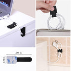 311Pcs Cable Management Organizer Kit 4 Cable Sleeve Split,53Cable Clips 12Cord Clips Holder,22 Cable Ties, 20 Adhesive Wall Cable Tie, 200Fasten Cable Ties for TV Office Home Electronics