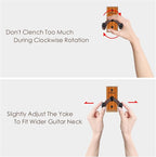SNIGJAT Guitar Wall Mount, 2 Pack Hardwood Guitar Hanger Wall Hook Holder Stand with Screws for Acoustic Electric Guitar, Bass, Banjo, Mandolin